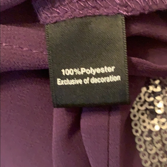 Black Saks Fifth Ave- Sequin Top - Picture 7 of 7